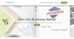 Desktop Screenshot of championly.com